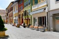 Outdoor seating restaurant in the Old Town Royalty Free Stock Photo