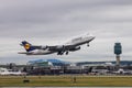 YVR Takeoff Royalty Free Stock Photo