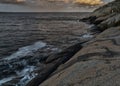 The Yxney and coastal path at Osteroya in Sandefjord in Norway Royalty Free Stock Photo