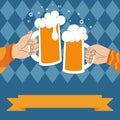 z_beer_clink Royalty Free Stock Photo