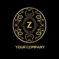 Z letter luxury monogram.