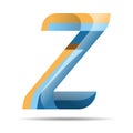 Z Letter Colorful Modern alphabet logo