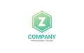 Z Letter Logo, Letter Z Logo Template, Z logo in plygon gradient