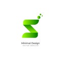 Z letter minimal logo template. Vector illustration Royalty Free Stock Photo