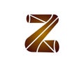 Z letter wood logo template