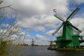 Zaanse Schans Dutch Wind Mills - Netherlands Royalty Free Stock Photo