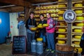 Zaanse Schans, Holland, August 2019. Northeast Amsterdam is a small community located on the Zaan River. In the shop of typical Royalty Free Stock Photo