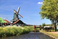 Zaanse Schans , Netherlands May 20 ,2019  Many  tourists in zaanse schans village of the Netherlands Royalty Free Stock Photo