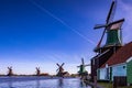 Zaanse Schans Very popular tourist attractions in Holland.