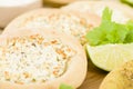 Zaatar & Cheese Manakish Royalty Free Stock Photo