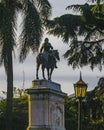 Zabala square, montevideo, uruguay Royalty Free Stock Photo