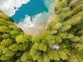 Zabojsko lake in National Park Durmitor, Montenegro, Europe Royalty Free Stock Photo