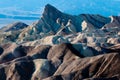 Zabriske point, Death Valley National Park Royalty Free Stock Photo