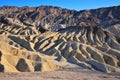 Zabriskie Point in Death Valley, California Royalty Free Stock Photo
