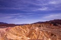 Zabriskie point, death valley, california Royalty Free Stock Photo