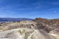 Zabriskie point, death valley, california Royalty Free Stock Photo