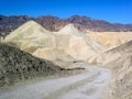 Zabriskie Point at Death Valley National Park, California, U.S.A. Royalty Free Stock Photo