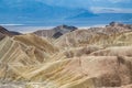 Zabriskie Point in Death Valley National Park, California, USA Royalty Free Stock Photo