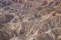 Zabriskie Point in Death Valley National Park, California, USA Royalty Free Stock Photo