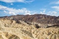 Zabriskie Point in Death Valley National Park, California, USA Royalty Free Stock Photo