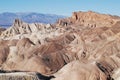 Zabriskie point, Death Valley National Park Royalty Free Stock Photo