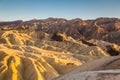 Zabriskie Point at sunset, Death Valley National Park, California, USA Royalty Free Stock Photo