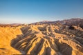 Zabriskie Point at sunset, Death Valley National Park, California, USA Royalty Free Stock Photo