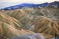 Zabruski Point Death Valley National Park Royalty Free Stock Photo