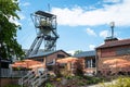 Zabrze, Poland - June 18, 2023: Brick building after renovation in the company of the former mine shaft.Carnal Zone in Zabrze. .