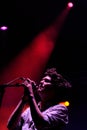 Zach Condon, Mexican singer of Beirut band, performs at San Miguel Primavera Sound Festival