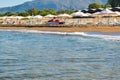 Zacharo beach, Greece. Royalty Free Stock Photo