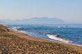 Zacharo beach, Greece. Royalty Free Stock Photo