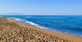 Zacharo beach, Greece. Royalty Free Stock Photo