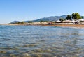 Zacharo beach, Greece. Royalty Free Stock Photo