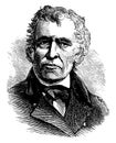 Zachary Taylor, vintage illustration