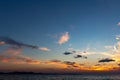 Sunset over Zadar Croatia Royalty Free Stock Photo