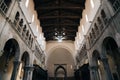 Inside of Saint Anastasia Cathedral in Zadar, Croatia Royalty Free Stock Photo