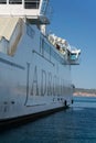 Zadar, Croatia - July 20, 2016: Jadrolinija ferry boat in Gazenica port. Royalty Free Stock Photo