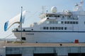 Zadar, Croatia - July 20, 2016: Jadrolinija ferry boat in Gazenica port. Royalty Free Stock Photo