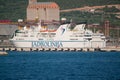 Zadar, Croatia - July 20, 2016: Jadrolinija ferry boat in Gazenica port. Royalty Free Stock Photo