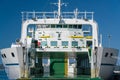 Zadar, Croatia - July 20, 2016: Jadrolinija ferry boat in Gazenica port. Royalty Free Stock Photo