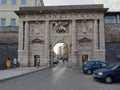 Zadar, Croatia - July 27, 2021: The Land Gate. Former main entrance gate to the old town