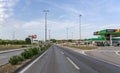 Road for cars of the city of Zadar, Croatia.