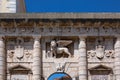 Zadar, Croatia - Venetian-style ornamental entrance to the historic center of the ancient city of Zadar