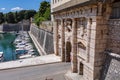 Zadar, Croatia - Venetian-style ornamental entrance to the historic center of the ancient city of Zadar