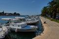 Zadar, Croatia - August 7, 2021 - Zadar port in the summer afternoon Royalty Free Stock Photo