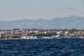 Zadar villas - Archipelago - Islands of the Kornati archipelago panorama landscape of national park in Croatia view from the sea Royalty Free Stock Photo