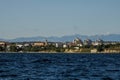 Zadar villas - Archipelago - Islands of the Kornati archipelago panorama landscape of national park in Croatia view from the sea Royalty Free Stock Photo