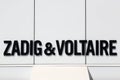 Zadig & Voltaire logo on a wall