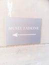 Zadkine museum entrance, Paris, France